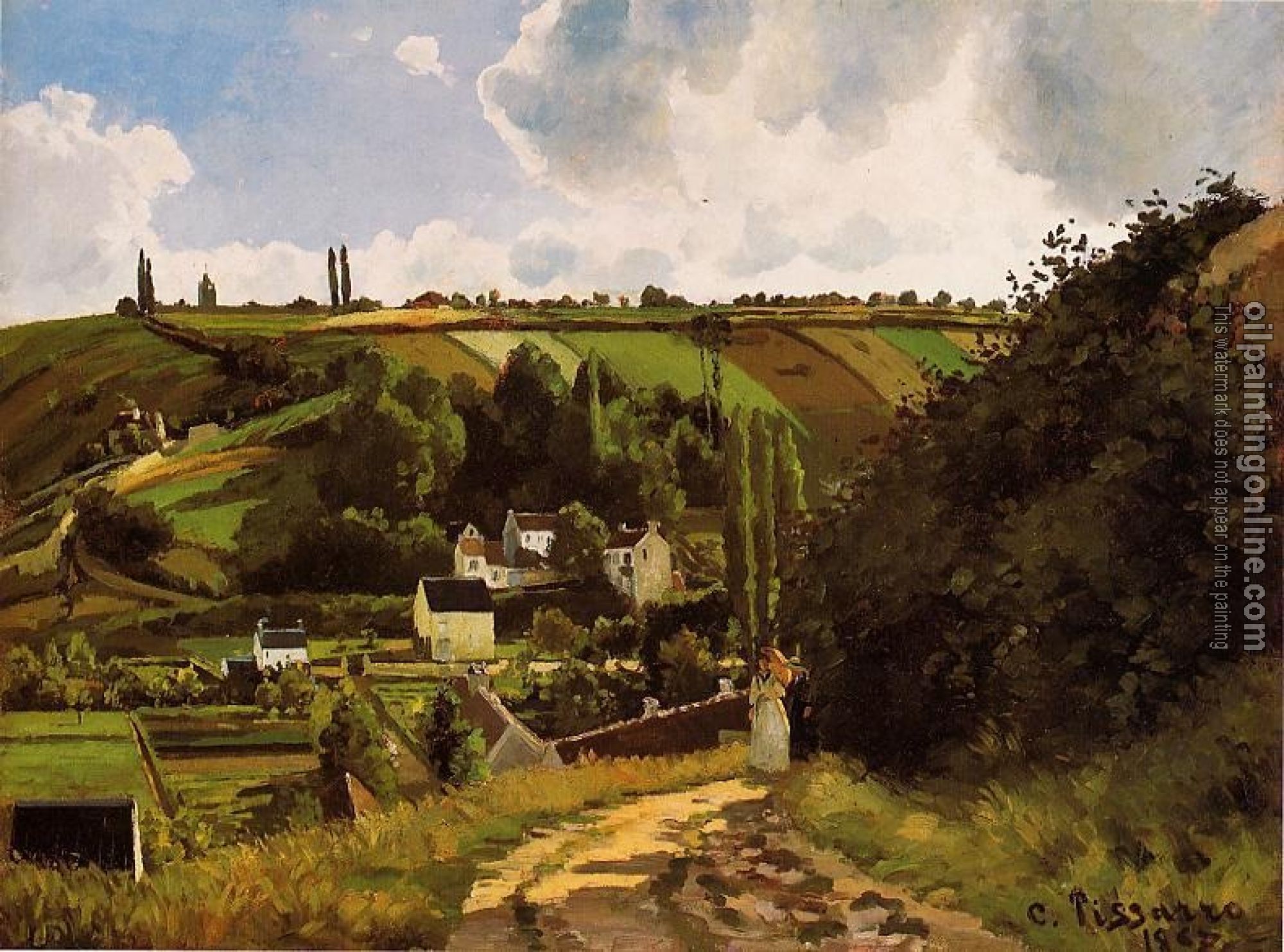 Pissarro, Camille - The Jallais Hills, Pontoise